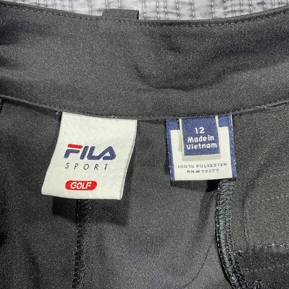Fila Sport Golf Pants Women's Size 12 Black Quick-Dry - Picture 4 of 8